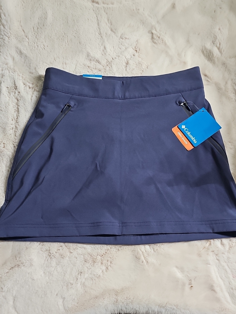 Columbia Women's Slate Blue Active Skort with Zip Pockets